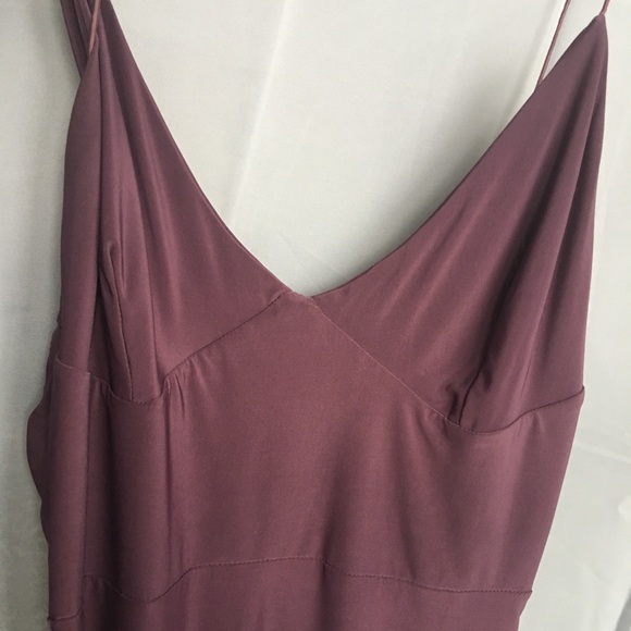 Purple Midi Dress with Cami Straps - Picture 5 of 8